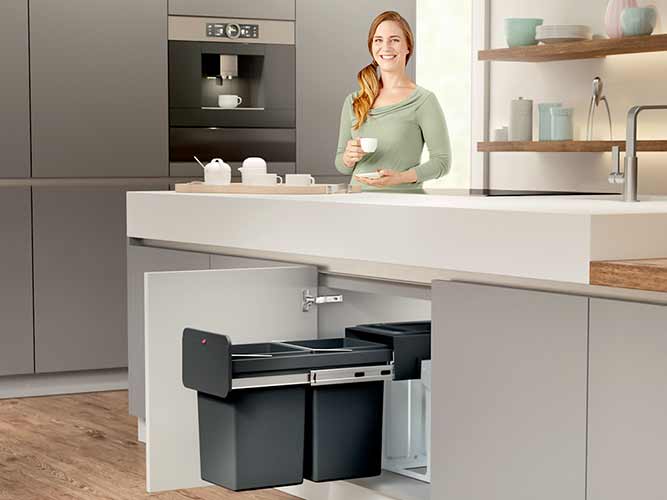 Buy built-in waste bins online: Premium quality from HAILO
